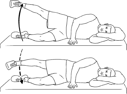 Abduction Side Leg Lift Eccentric Side Lying